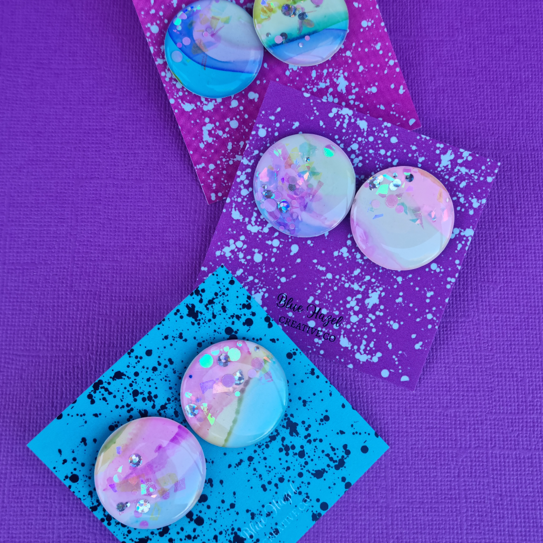 PASTELL CONFETTI STUDS