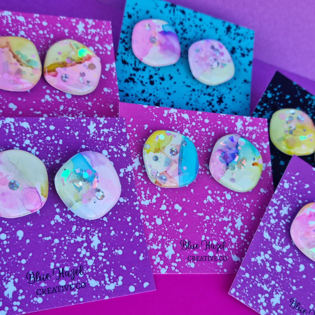 PASTELL CONFETTI STUDS
