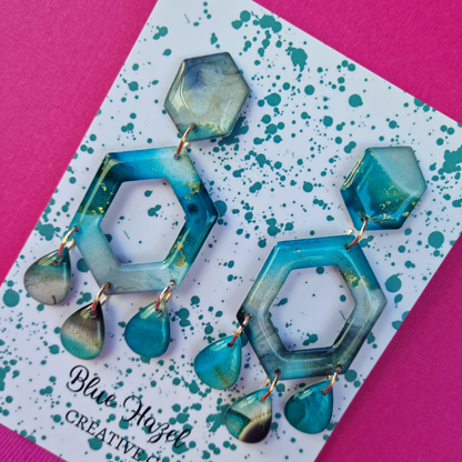 INTO THE BLUE DANGLES