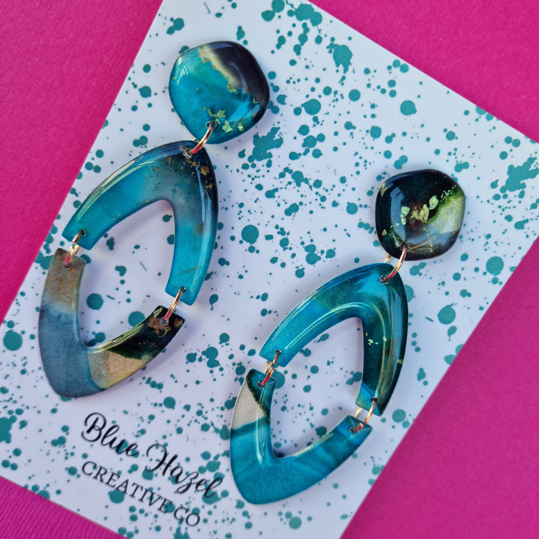 INTO THE BLUE DANGLES