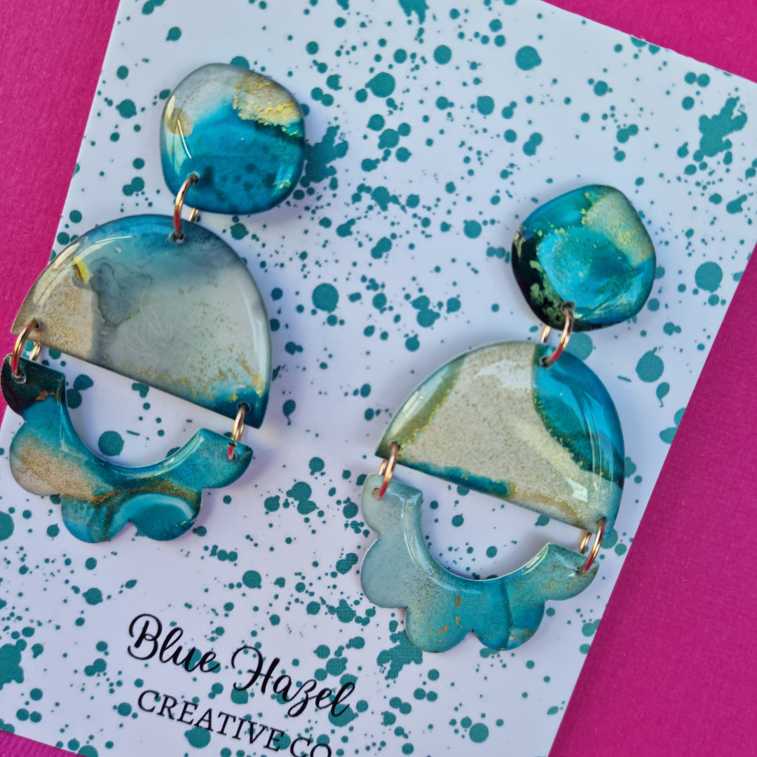 INTO THE BLUE DANGLES