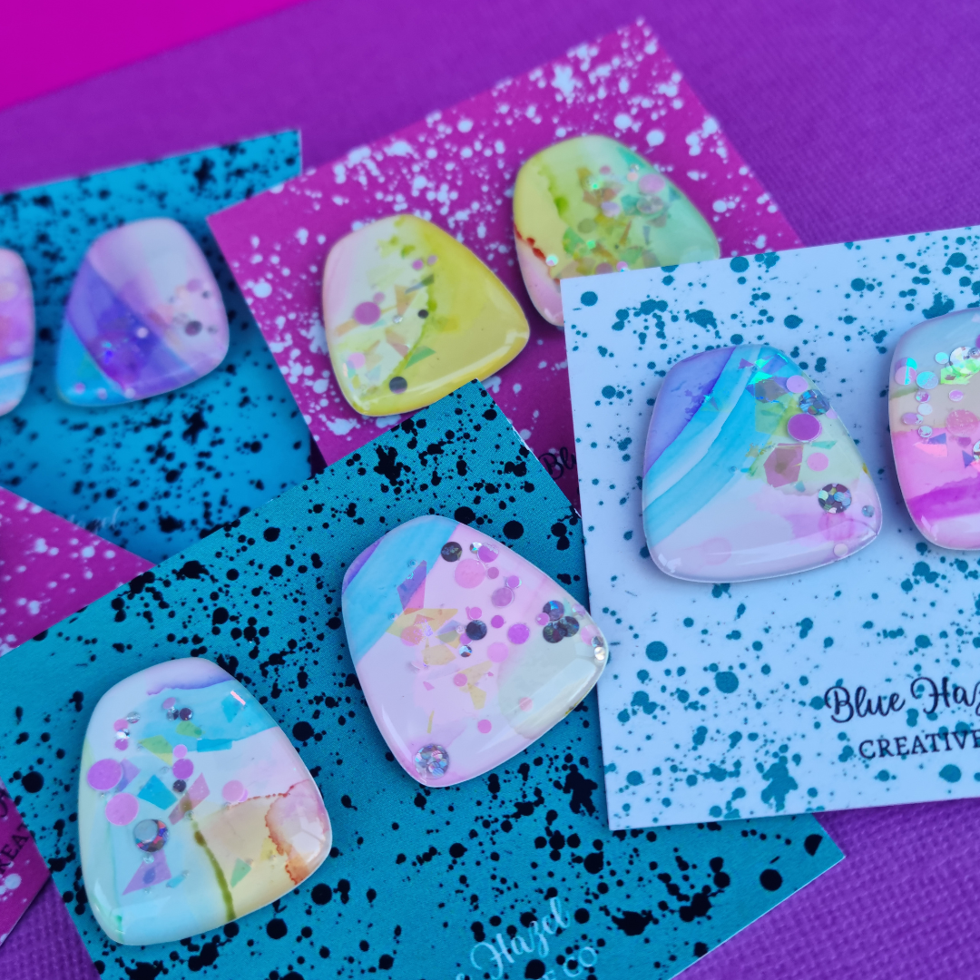 PASTELL CONFETTI STUDS