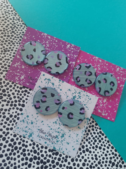 LEOPARD STUDS